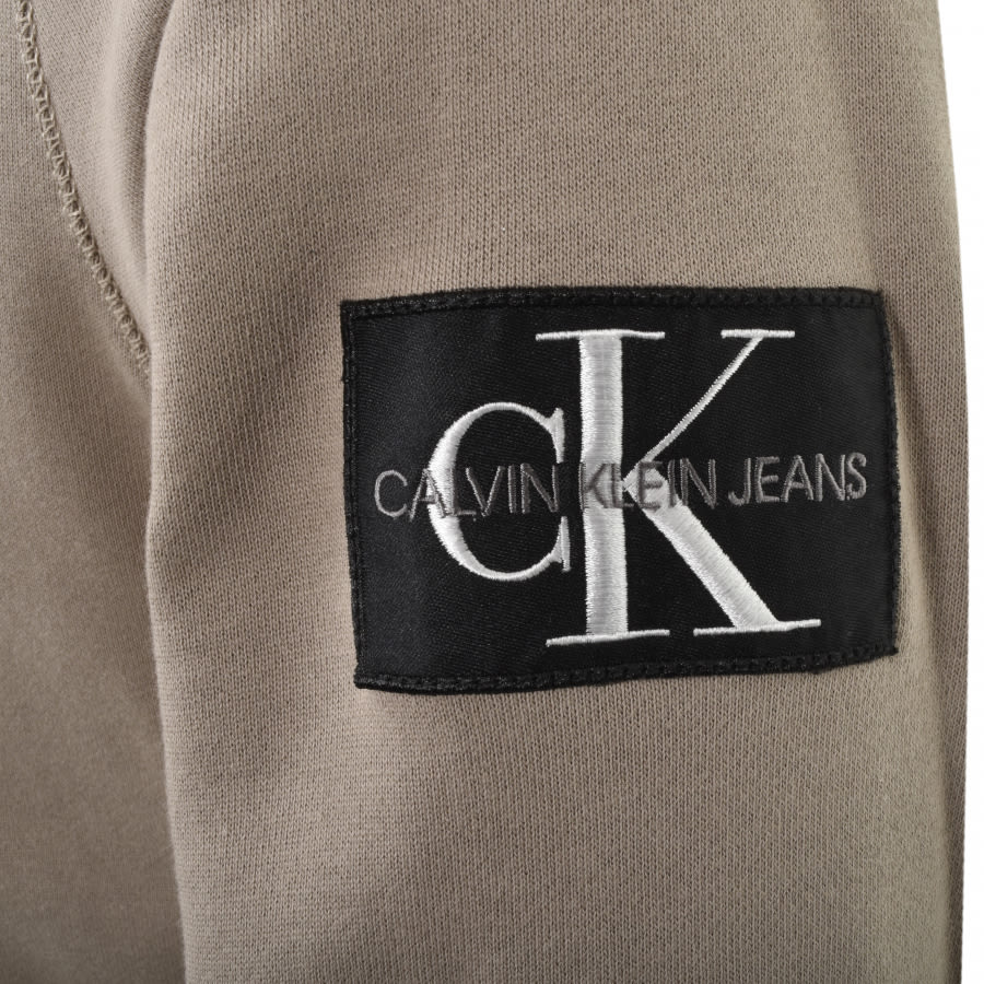 Alternative Image for ProductCalvin Klein Jeans Monogram Hoodie Grey3
